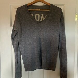 Zadig & Voltaire grey “Amour” sweater